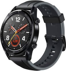 Huawei Watch GT 46,5 mm noir bracelet en silicone graphite black 
